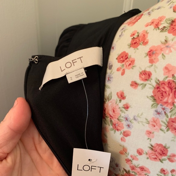 LOFT ✨✨NWTs✨✨Flounce Flair Dress - Picture 8 of 10